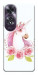 Чехол Единорог с цветами для Oppo A60 4G