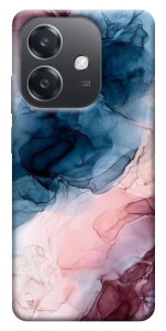 Чехол Розово-голубые разводы для Oppo A40m