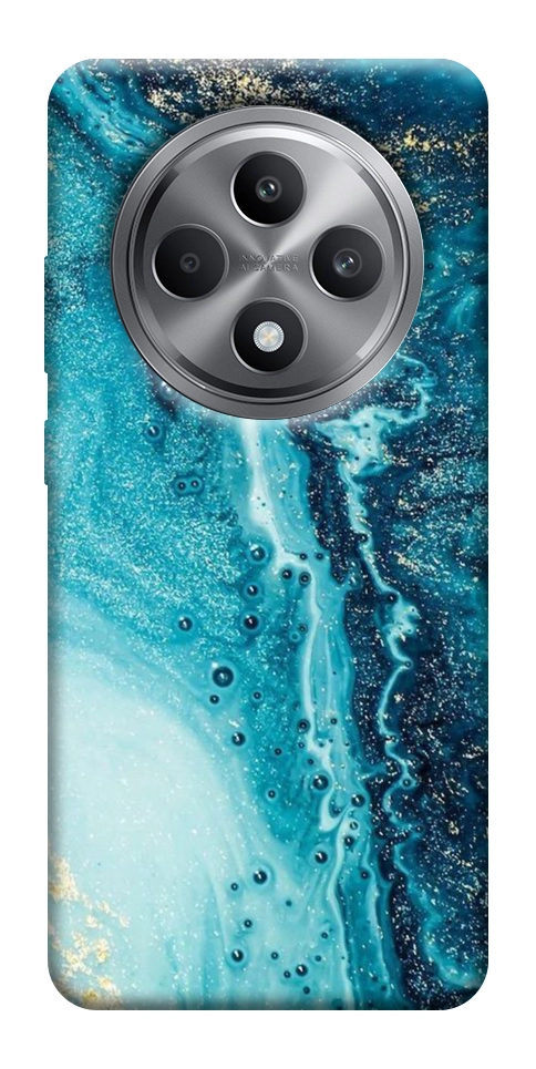 Чехол Голубая краска для Oppo Reno 12 F 4G