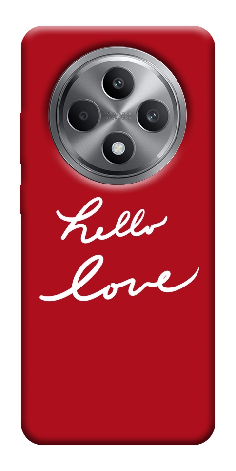 Чехол Hello love для Oppo Reno 12 F 4G