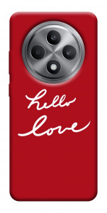 Чехол Hello love для Oppo Reno 12 F 4G