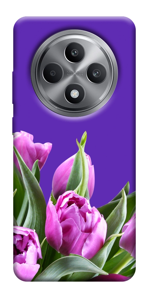 Чехол Тюльпаны для Oppo Reno 12 F 4G