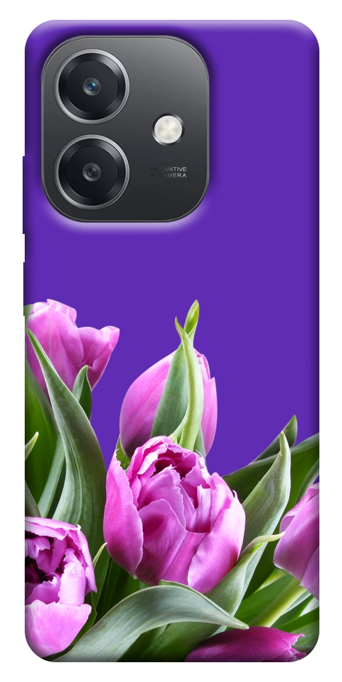 Чехол Тюльпаны для Oppo A40m