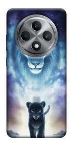 Чехол Львы для Oppo Reno 12 F 4G