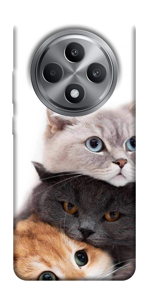Чехол Три кота для Oppo Reno 12 F 4G