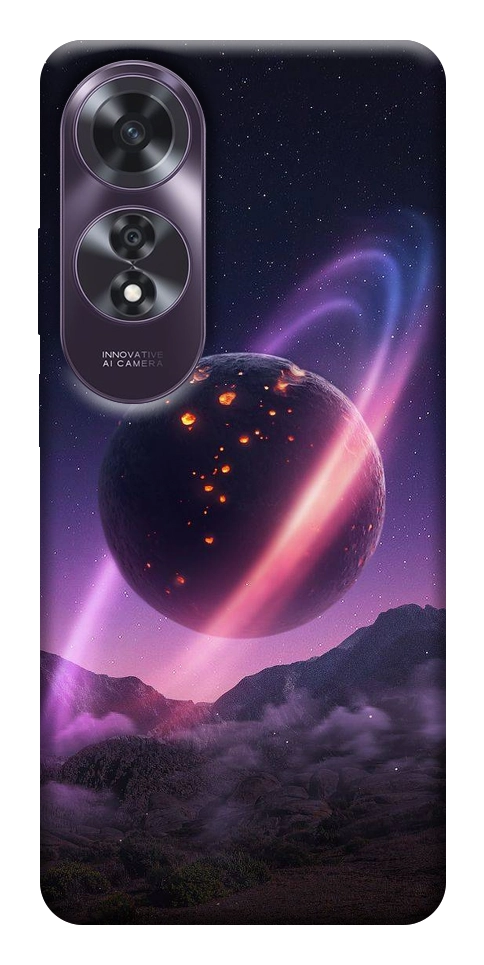 Чехол Сатурн для Oppo A60 4G