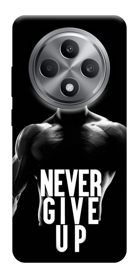 Чехол Never give up для Oppo Reno 12 F 4G