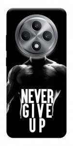 Чехол Never give up для Oppo Reno 12 F 4G
