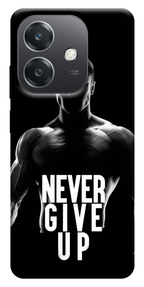 Чехол Never give up для Oppo A40m