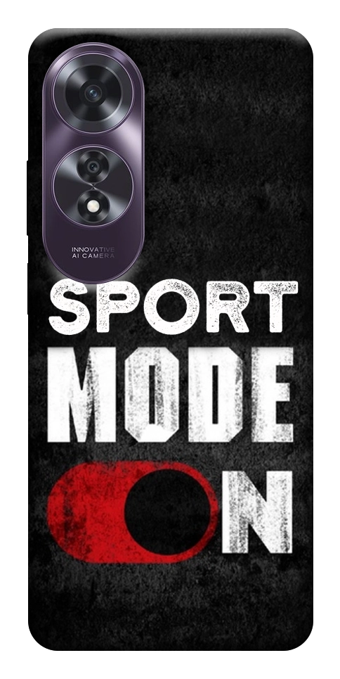 Чехол Sport mode on для Oppo A60 4G