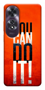 Чехол You can do it для Oppo A60 4G