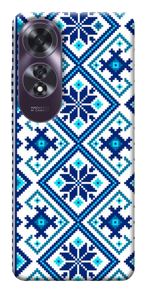 Чехол Синя вишиванка для Oppo A60 4G
