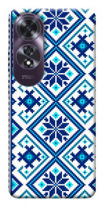 Чехол Синя вишиванка для Oppo A60 4G