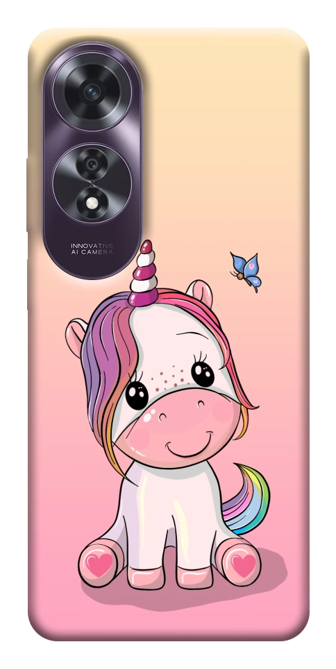 Чехол Сute unicorn для Oppo A60 4G