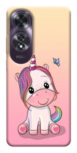 Чехол Сute unicorn для Oppo A60 4G
