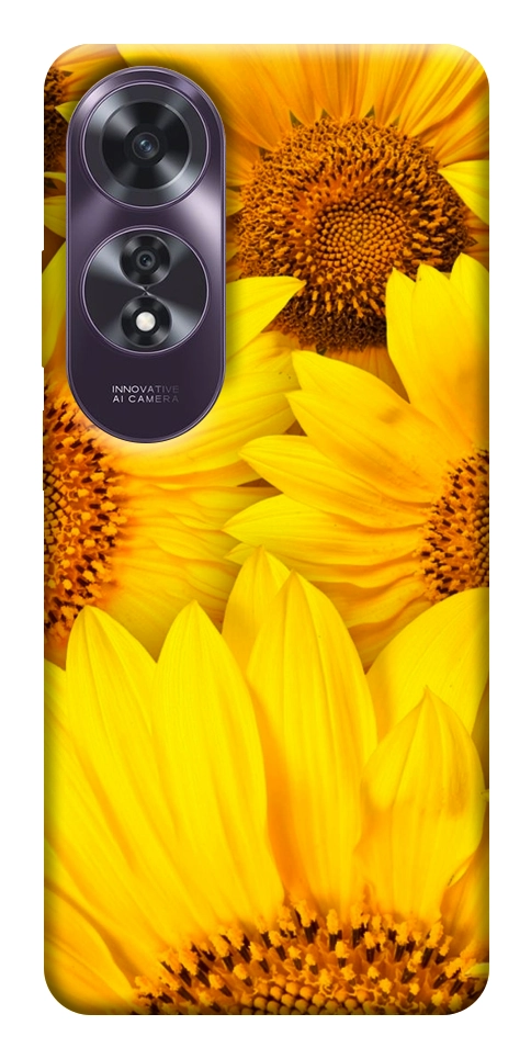 Чохол Букет соняшників для Oppo A60 4G