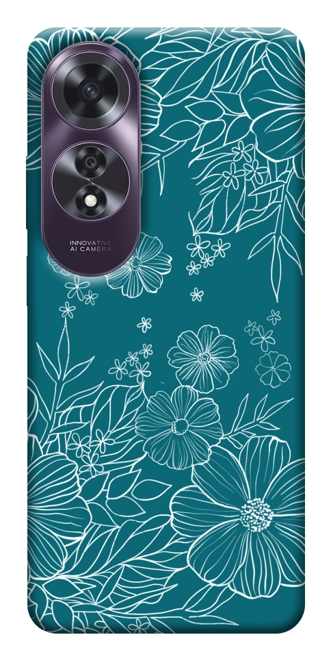 Чехол Botanical illustration для Oppo A60 4G
