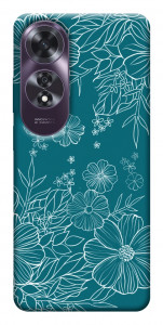 Чехол Botanical illustration для Oppo A60 4G