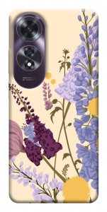 Чехол Flowers art для Oppo A60 4G