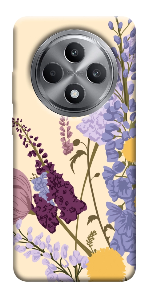 Чехол Flowers art для Oppo Reno 12 F 4G
