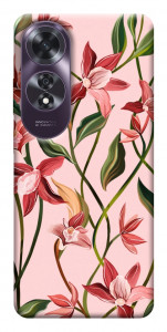 Чехол Floral motifs для Oppo A60 4G