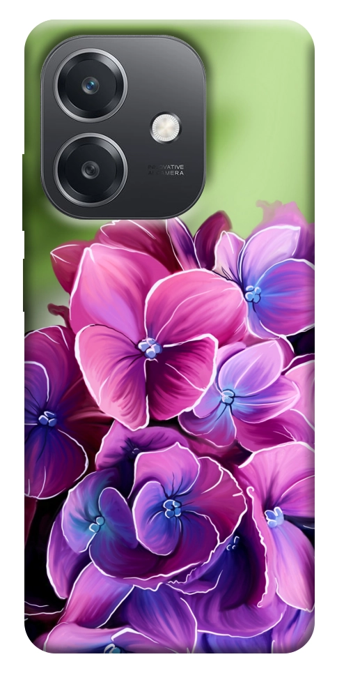 Чехол Кружевная гортензия для Oppo A40m