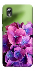Чохол Мереживна гортензія для ZTE Blade A3 (2019)
