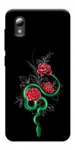 Чохол Snake in flowers для ZTE Blade A3 (2019)