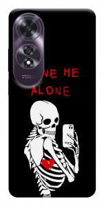 Чехол Leave me alone для Oppo A60 4G