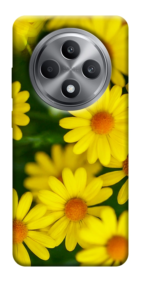 Чехол Yellow chamomiles для Oppo Reno 12 F 4G