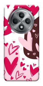 Чехол Hearts mood для Oppo Reno 12 F 4G