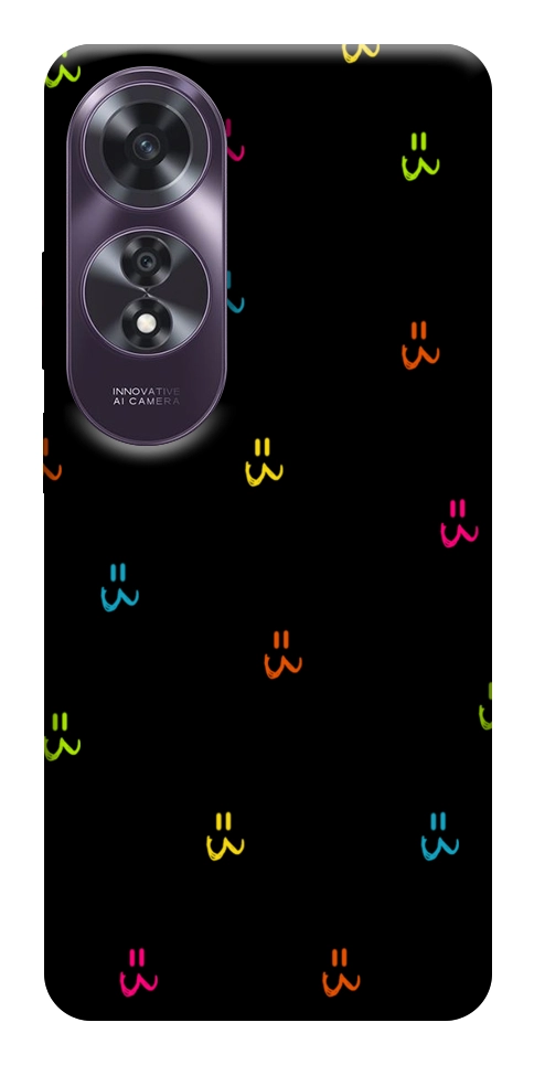 Чехол Colorful smiley для Oppo A60 4G