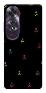 Чехол Colorful smiley для Oppo A60 4G
