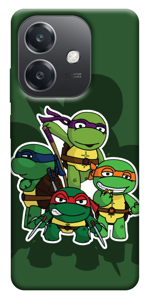 Чехол Green turtles для Oppo A40m
