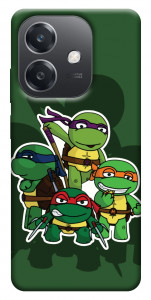 Чехол Green turtles для Oppo A40m