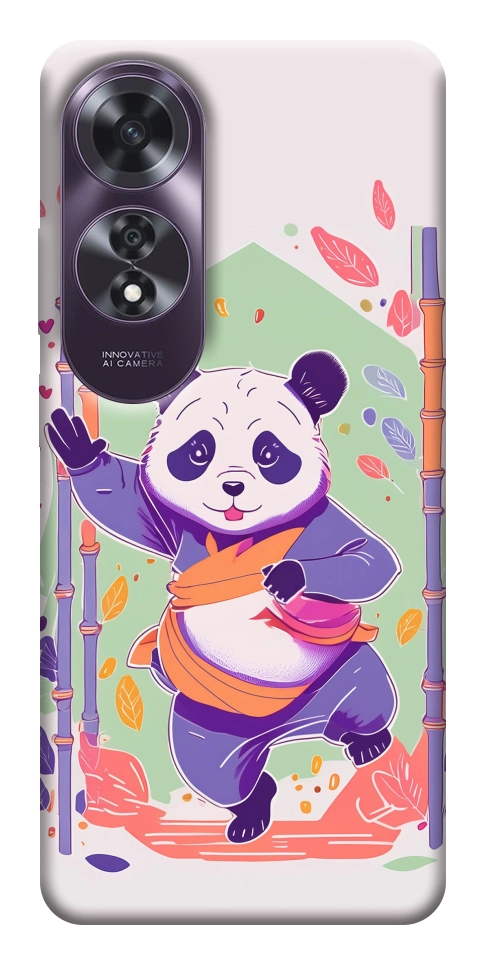 Чехол Панда для Oppo A60 4G