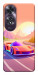 Чехол Машинка на закате для Oppo A60 4G