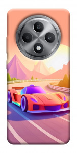 Чехол Машинка на закате для Oppo Reno 12 F 4G