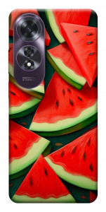 Чехол Скибки арбуза для Oppo A60 4G