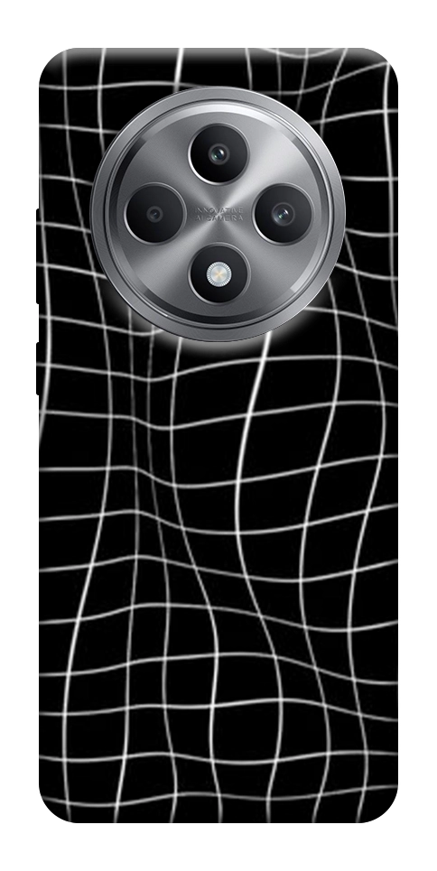 Чехол Warped grid для Oppo Reno 12 F 4G