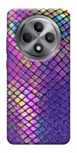 Чехол Neon snake skin для Oppo Reno 12 F 4G