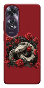 Чехол Roses snake для Oppo A60 4G
