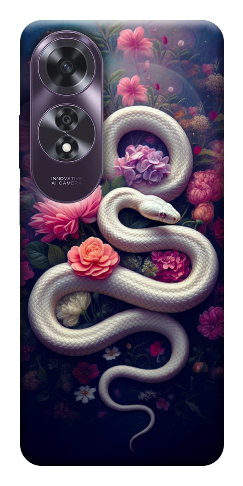 Чехол Flower snake для Oppo A60 4G