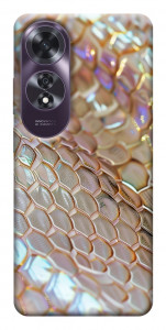Чехол Gold snake skin для Oppo A60 4G