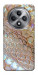 Чехол Gold snake skin для Oppo Reno 12 F 4G