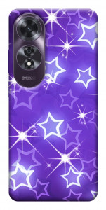 Чехол Purple sparkles для Oppo A60 4G