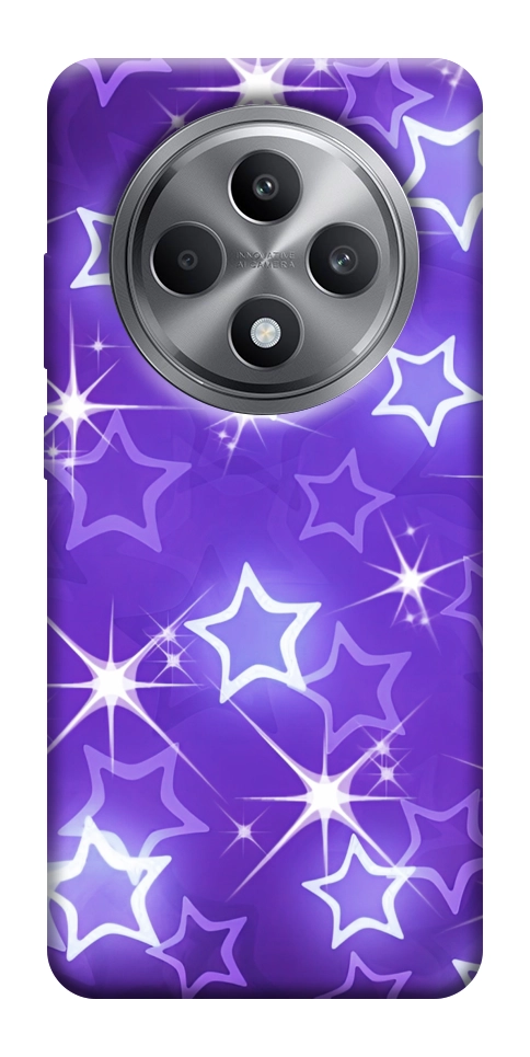 Чохол Purple sparkles для Oppo Reno 12 F 4G