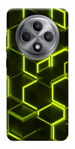 Чехол Neon hexagon для Oppo Reno 12 F 4G