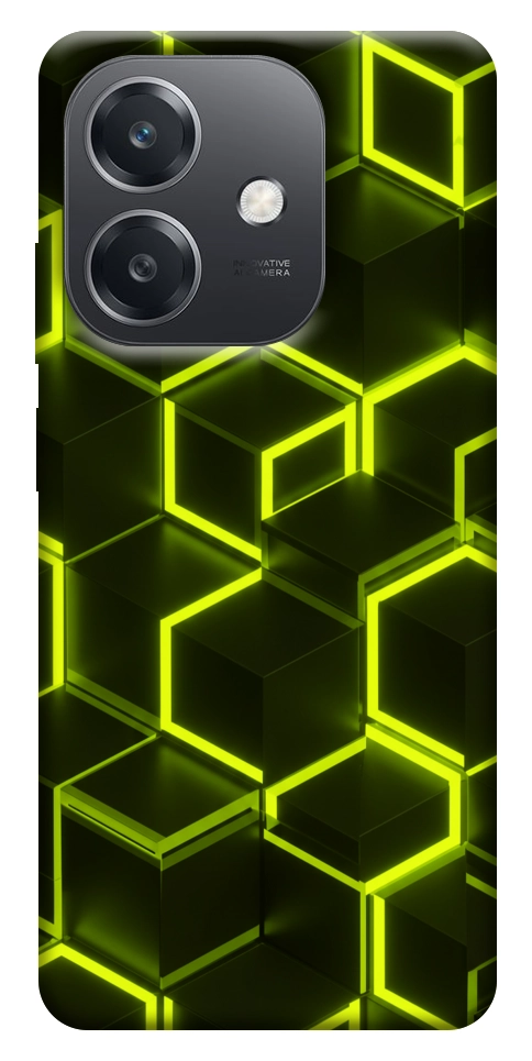 Чехол Neon hexagon для Oppo A40m