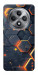 Чехол Burning hex pattern для Oppo Reno 12 F 4G